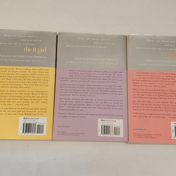 It Girl Novels by von Ziegesar 3 Paperback Book Lot - Picture 3 of 6